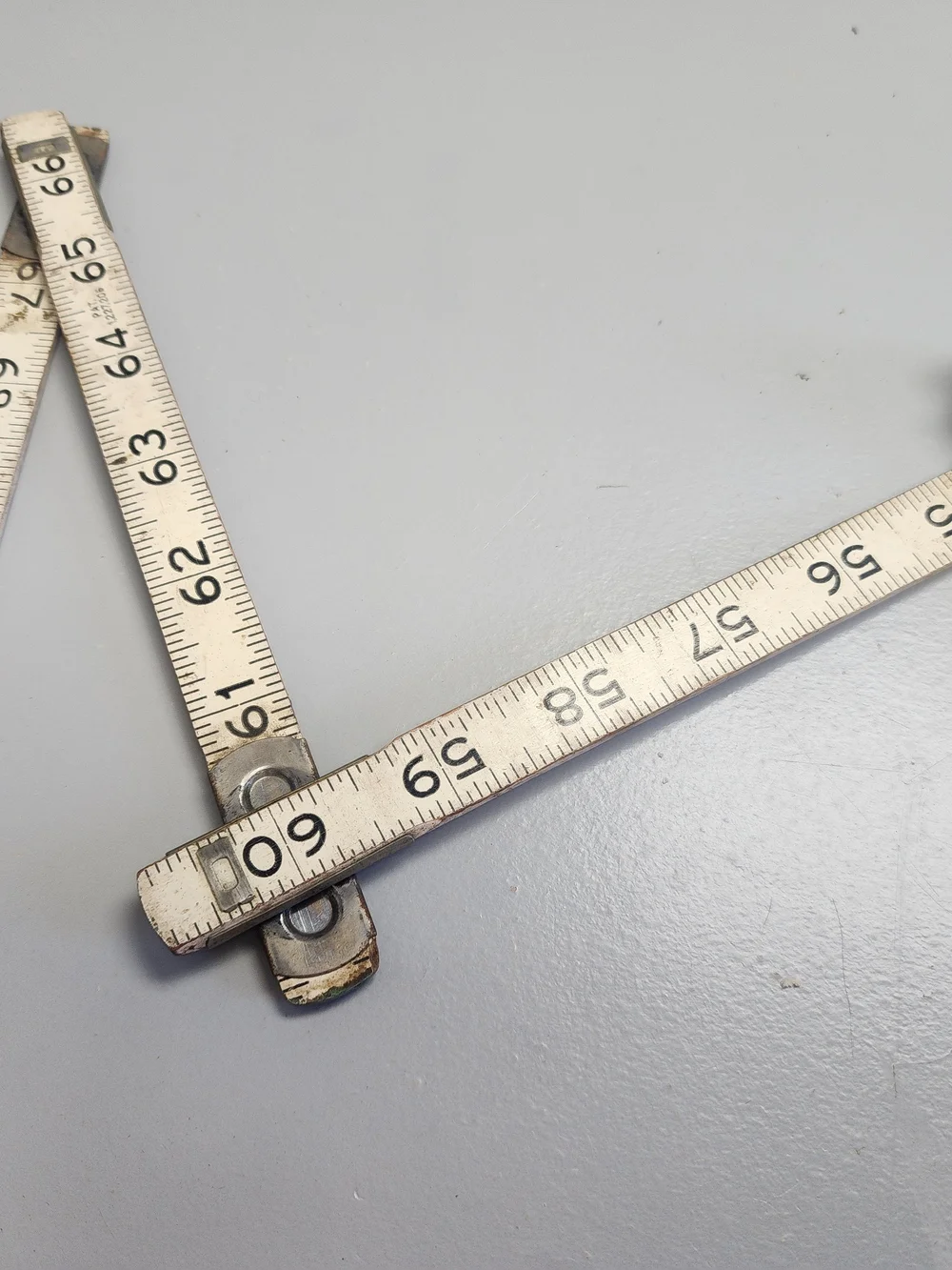 Stanley Folding Wooden Ruler in Cream and Brown - Picture 8 of 12